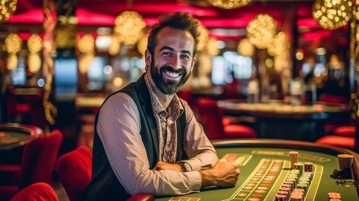 Mobile phone showing French Roulette live table